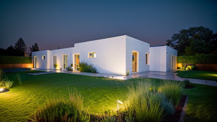 Casa de 165 m² en panel SIP, modelo 165 m²
